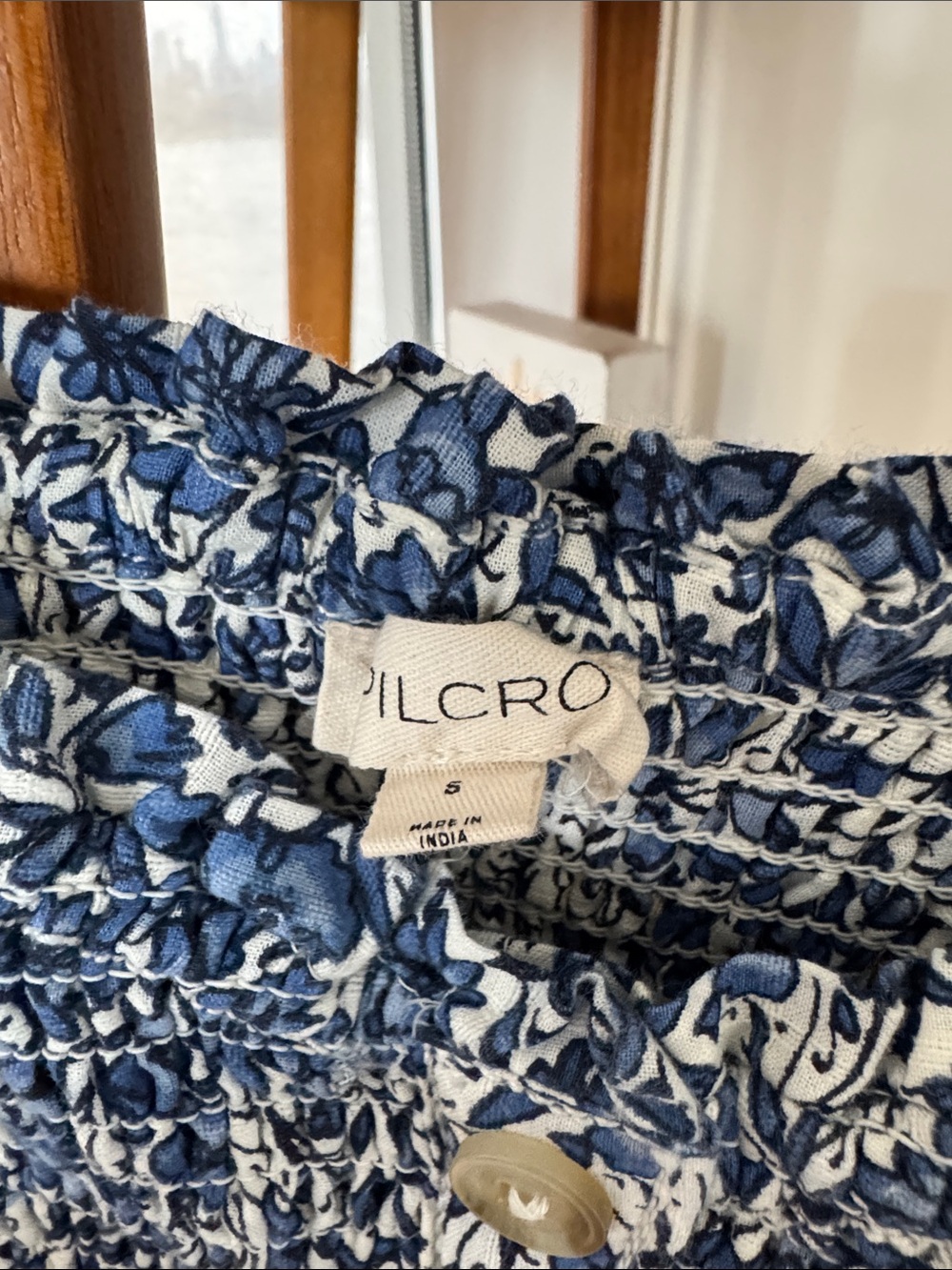 Pilcro Blue Floral Maxi Dress with Ruffle Straps - Picture 2 of 2